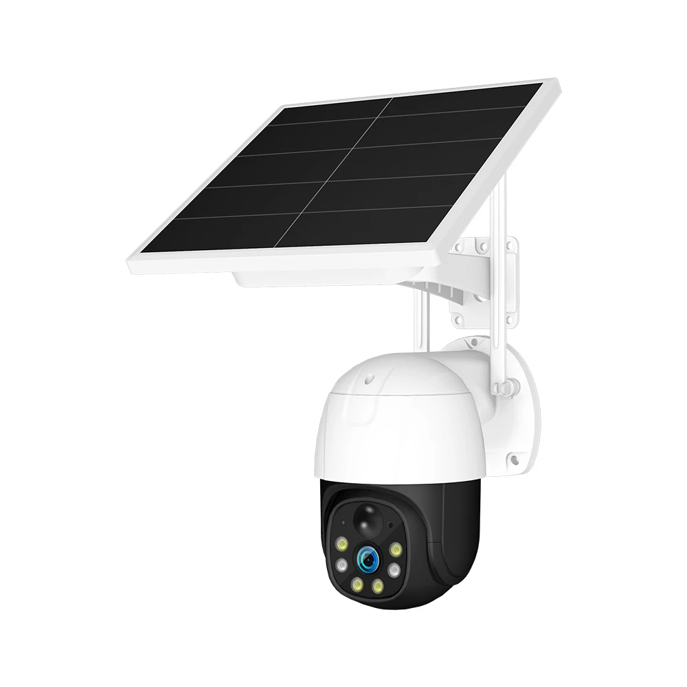 Cámara de Seguridad Solar Robótica WiFi, Impermeable para Exteriores (APP-V380 Pro)(+3. Dto: 8%)-SN-1235