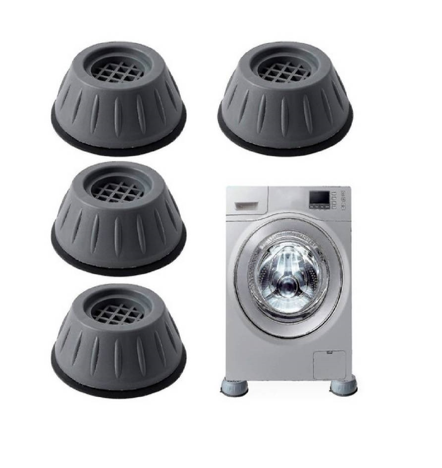 Soporte Antideslizante 3.5 cm para Lavadora, Secadora, Refrigeradora, etc, 4 Unidades-ZW-1747 