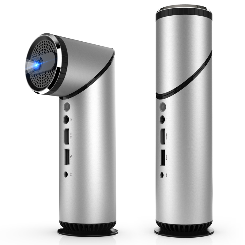 Mini Proyector Recargable Inteligente WiFi, Bluetooth, 4K (17 cm)(+3. Dto: 2.81%)-K5H Silver