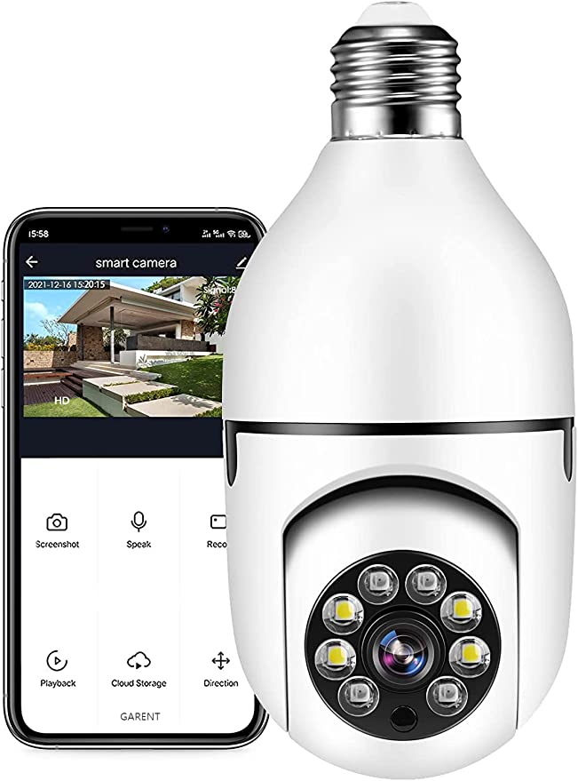 Cámara Foco de Vigilancia, Iluminación LED, WiFi, PTZ -IC-360 | MBplus