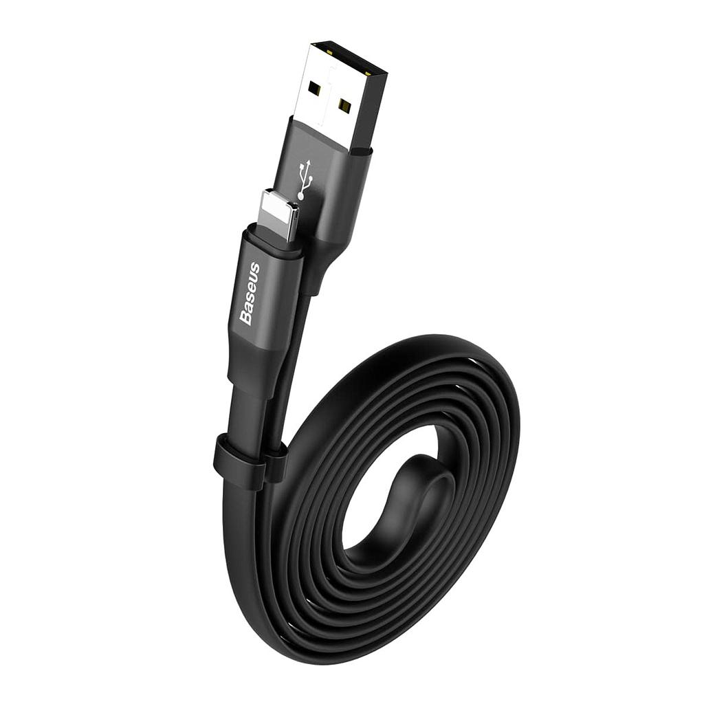 Baseus Cable de Carga 2 en 1 (Iphone-Micro) 1.2 Metros-CALMBJA01