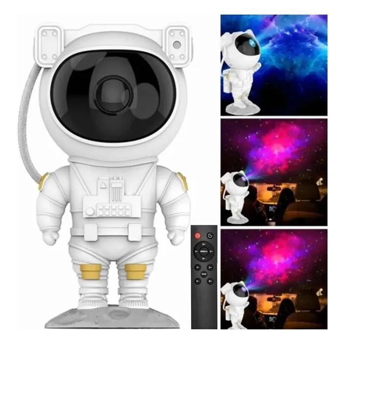 Astronauta Proyector de Luna, Estrellas, Galaxia. Parlante Bluetooth + Control Remoto(+3. Dto: 9.1%)-ZF-661
