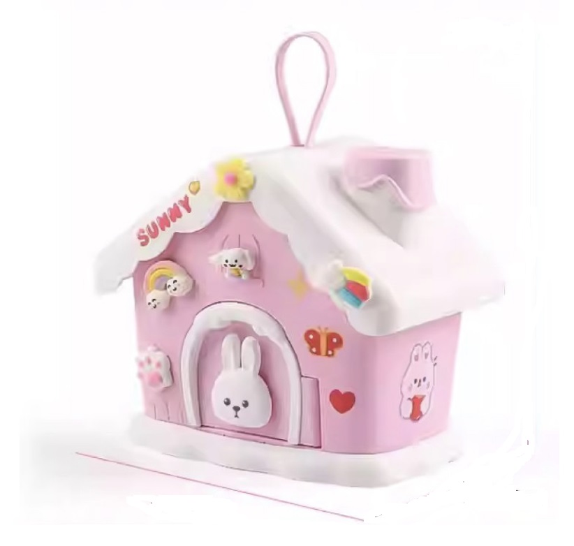 Alcancía Casita Rabbit Kawaii-ZF-480