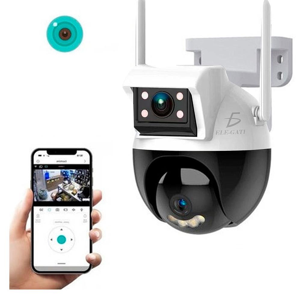 Cámara Robótica 2K, Doble Lente, IP, WiFi, para Exteriores(+3. Dto: 12.5%)-IP82