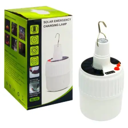 Foco LED Recargable Portátil, Carga Solar y USB, 5 Modos de Iluminación(+3. Dto: 10.01%)-JK-24