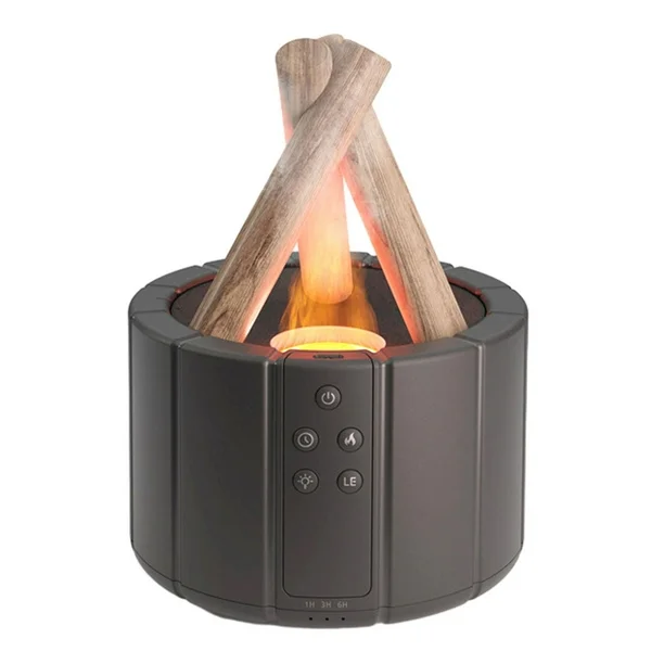 Humidificador, Difusor de Aromas tipo Fogata, 250ML + Control Remoto(+3. Dto: 8%)-ZF-736