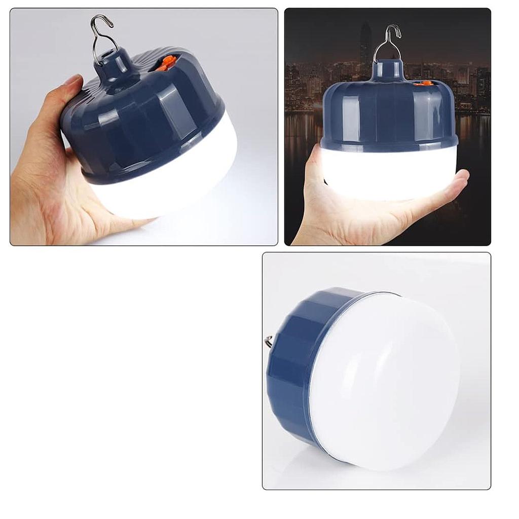 Foco LED Recargable, 100W, Doble Batería (6-8 horas con una carga)-Plus0251