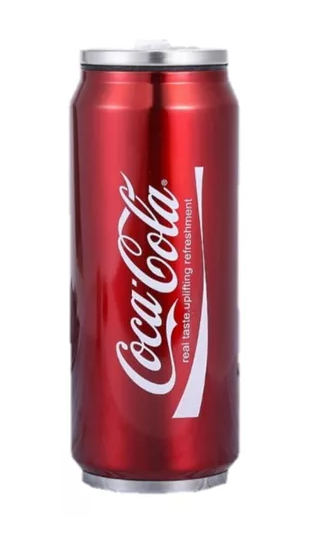 Tomatodo de Acero Inoxidable, Diseño Coca Cola, 500ml(+3. Dto: 16.69 %)-SN-714