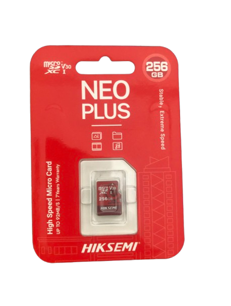 Hikvision, Micro SD, Clase 10, 256GB (+3. Dto: 4.17%)-HS-TF- E1/256G/NEOPLUS