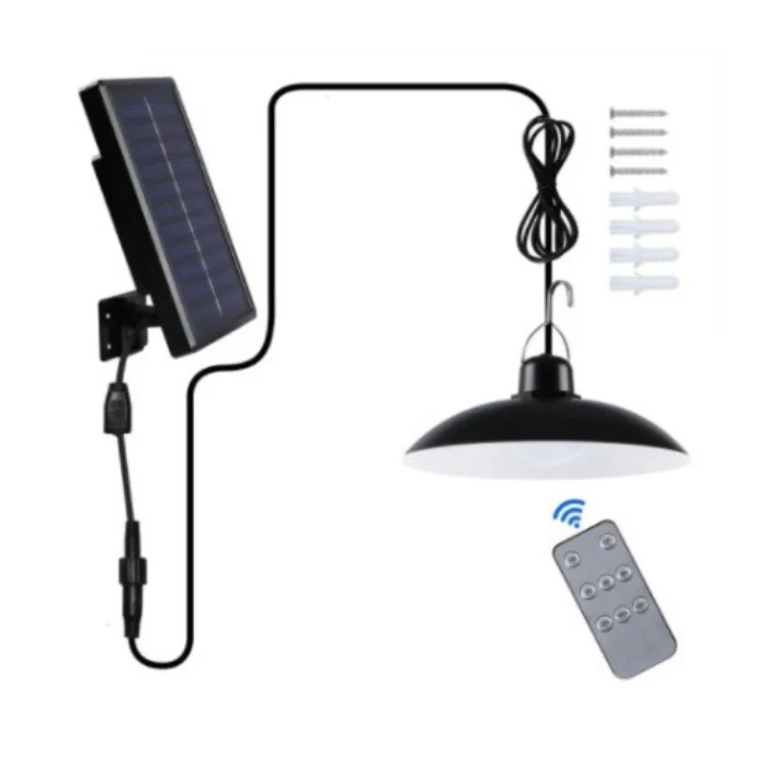 Lámpara Solar Colgante con Control Remoto, IP67(+3. Dto: 7.15%)-923-56