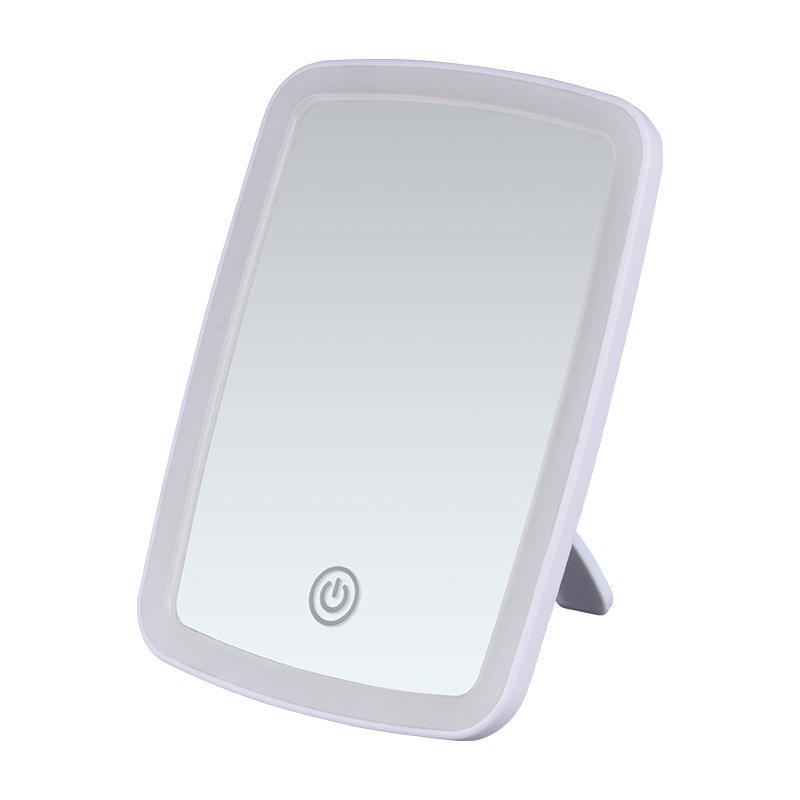 Espejo LED Recargable, 3 Colores de Iluminación, Nivel de Luz Ajustable, 12.5 x 18 cm(+3. Dto: 16.69%)-002B
