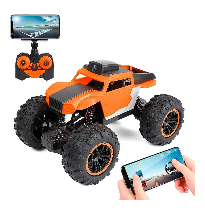 Carro Recargable Todo Terreno a Control Remoto y Cámara WiFi (+3. Dto: 6.67%)-BS-2