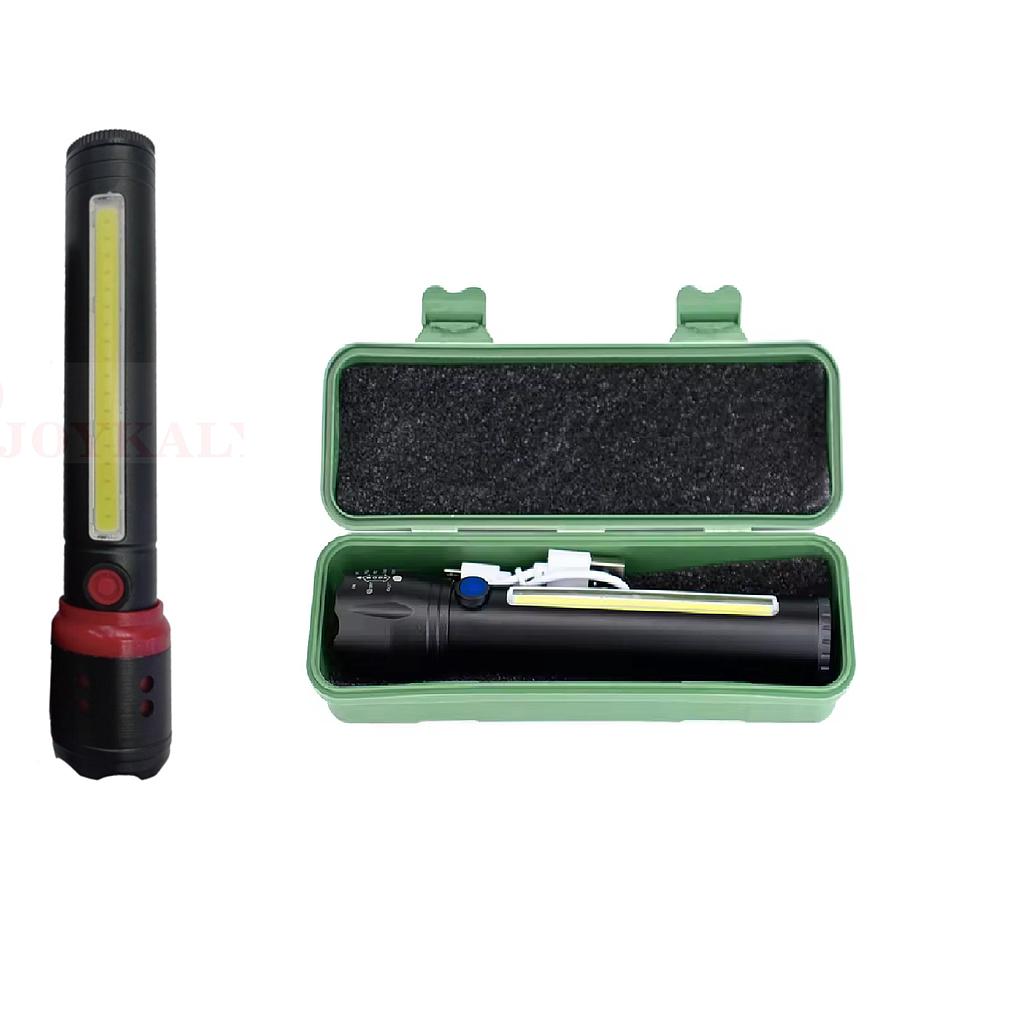 Linterna Recargable, Multifunción, 16.5 cm + Estuche(+3. Dto: 14.31%)-SN-1062