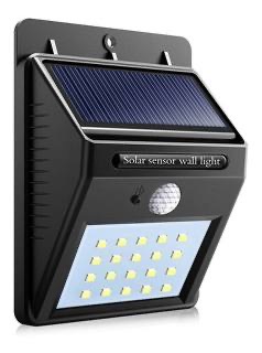 Lámpara Solar, 20 LEDs, con Sensor de Movimiento(+3. Dto: 9.82%)-SN-661