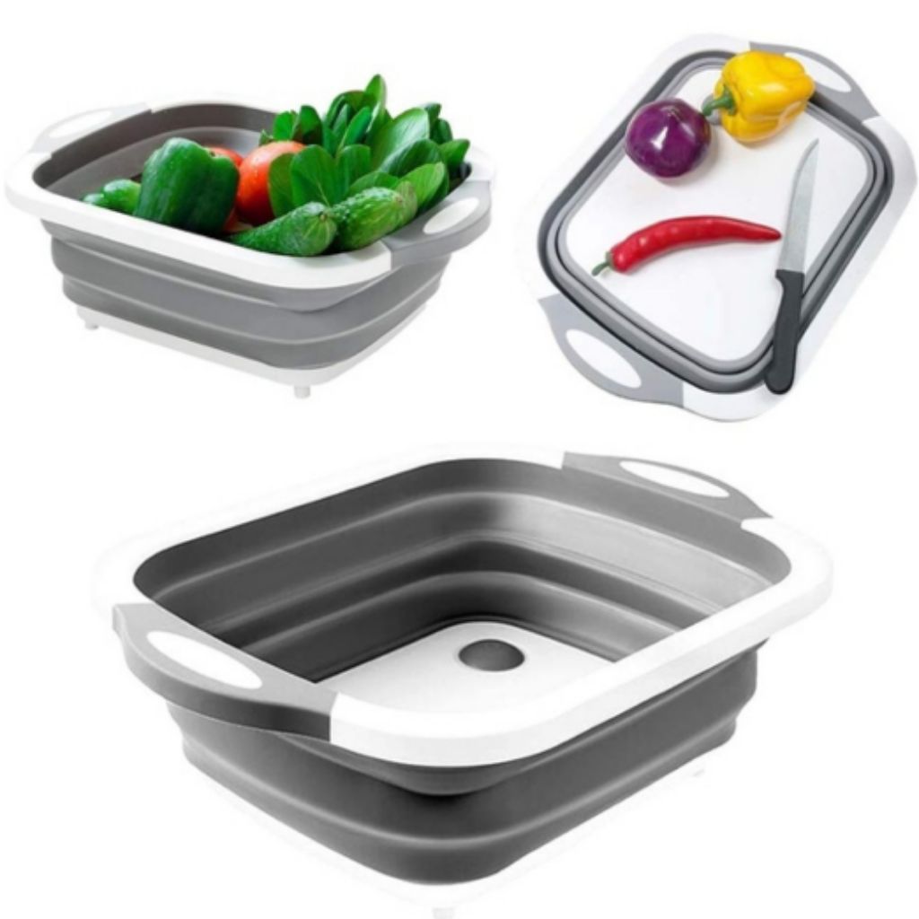 Tabla de Picar Cesta Plegable 4 en 1(+3. Dto:9.82%)-Plus0040
