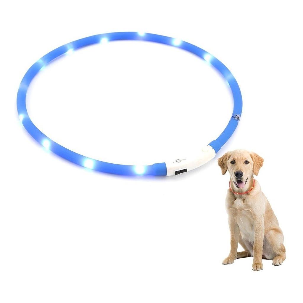Collar LED  Recargable para Mascotas(+3. Dto: 11.12%)-Talla M
