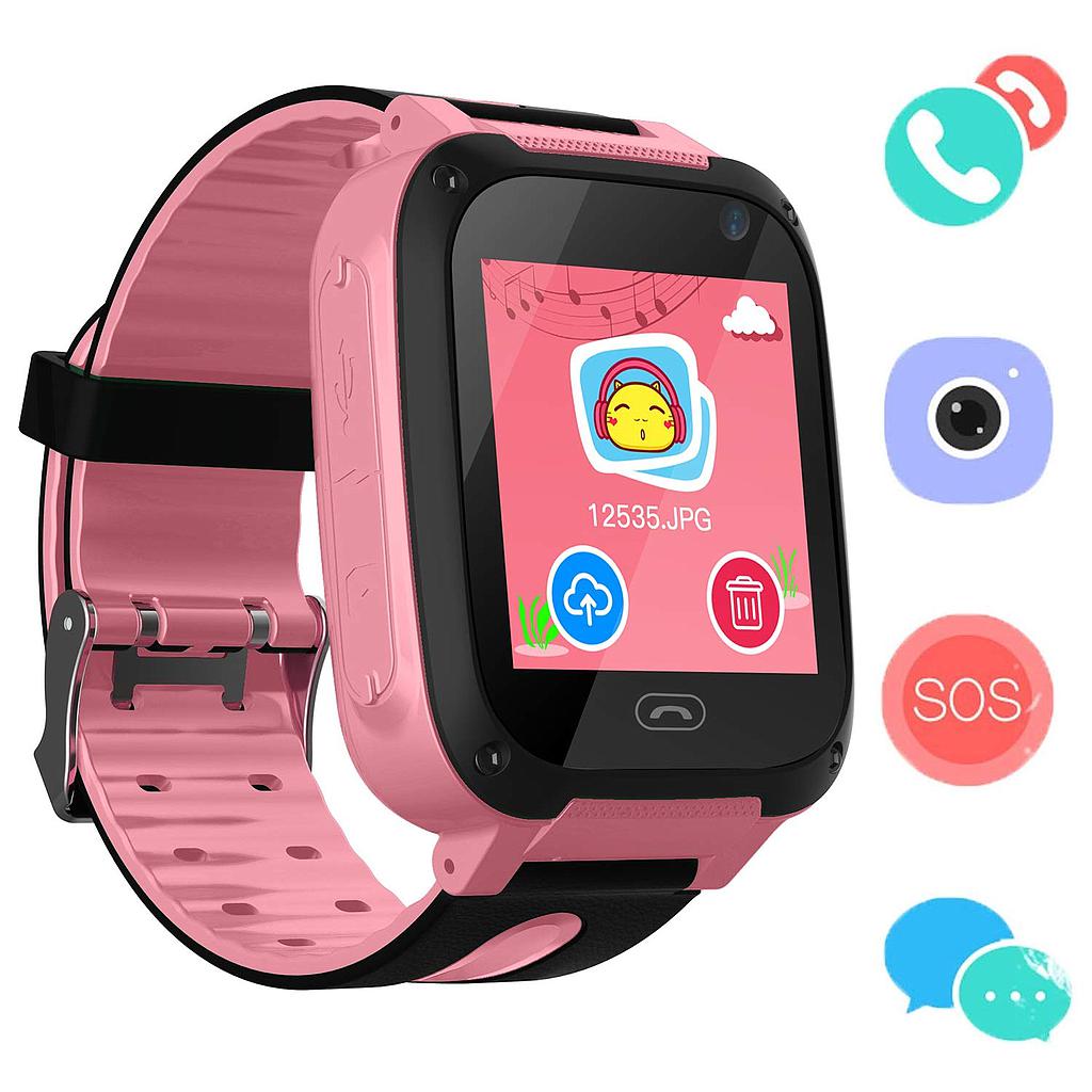 Reloj Rosado con GPS para Niños-51-673