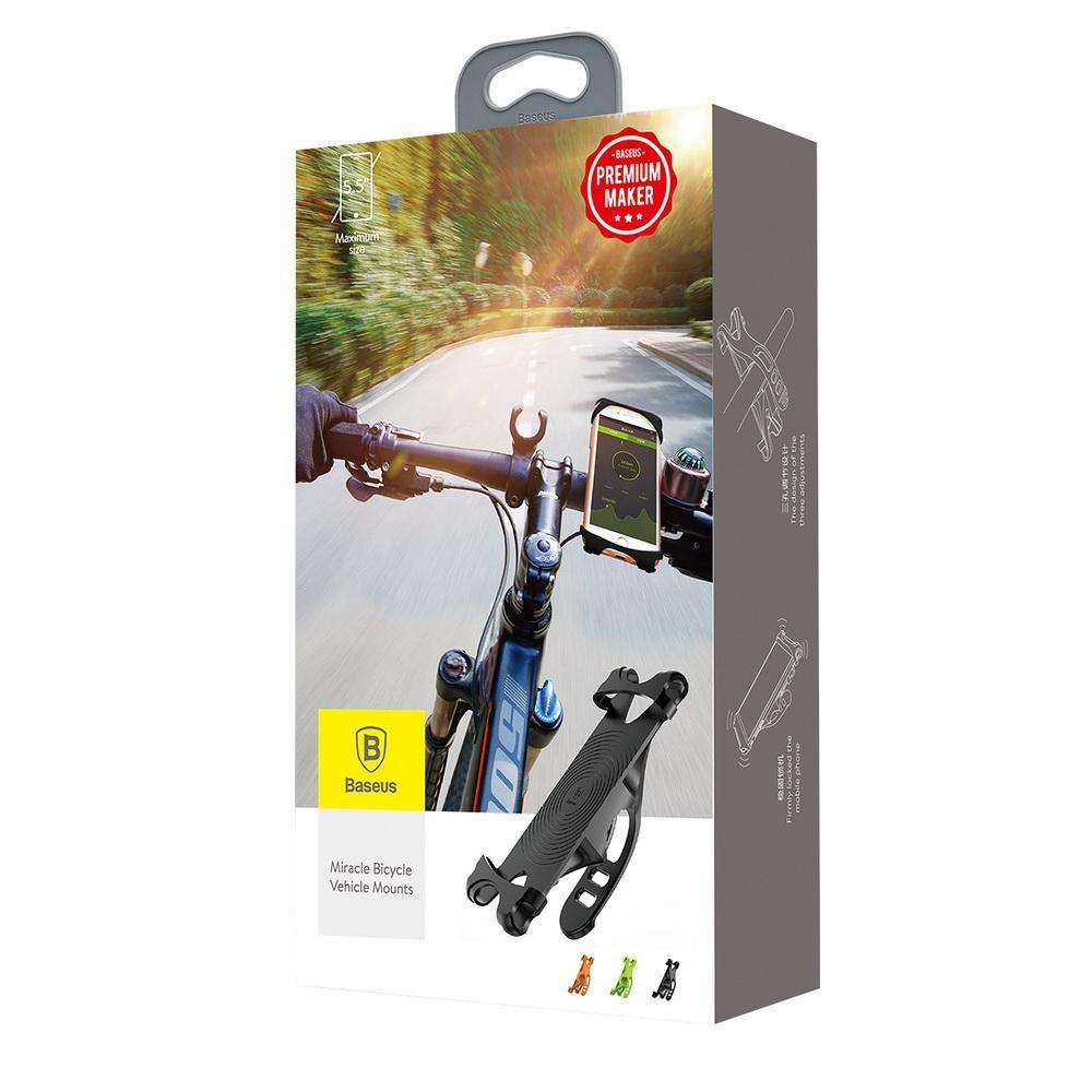 Baseus Soporte Negro de Teléfono para Bicicleta- SUMIRBY01