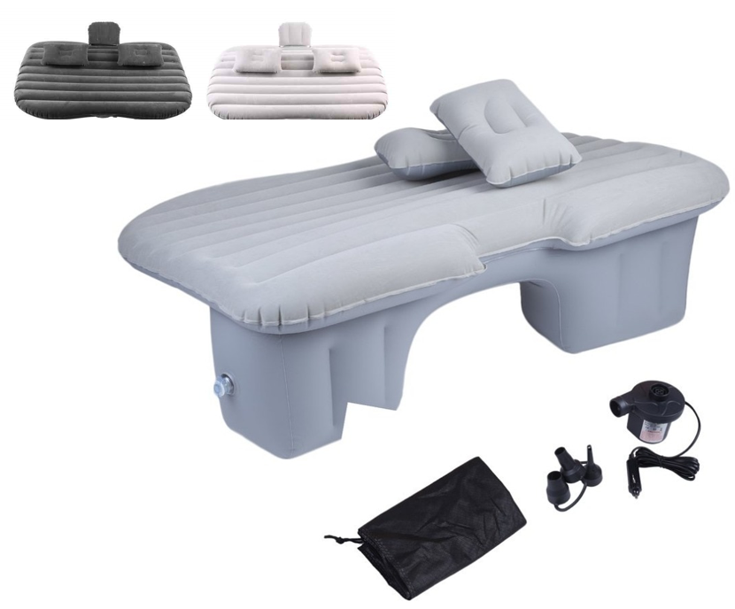 Colchón Inflable para Vehículo + Mini Compresor de 12 voltios + 2 Almohadas(+3. Dto: 9.1%)- Plus0002
