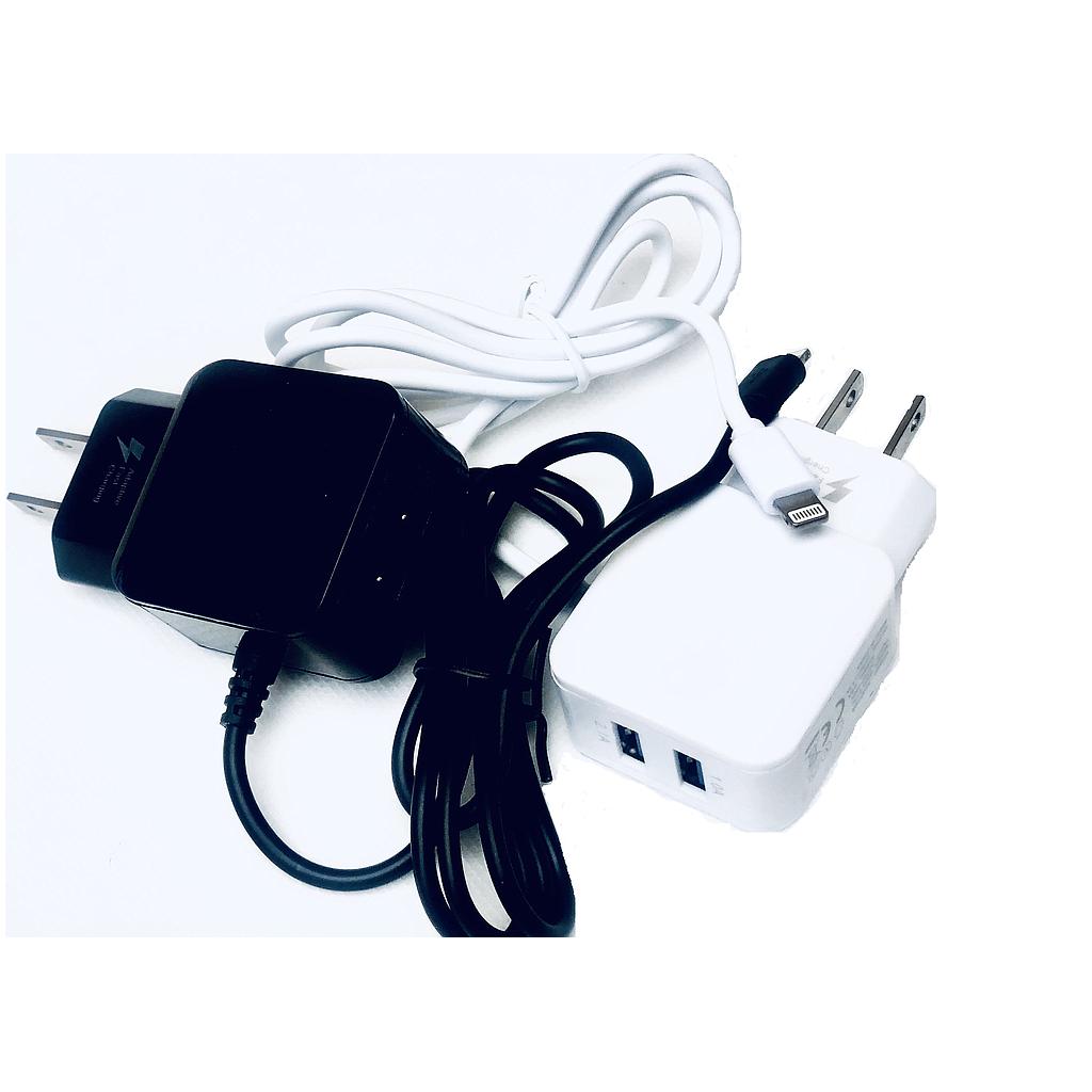  Cargador Adaptador de Teléfono tipo Iphone con USB Dual-Plus0005