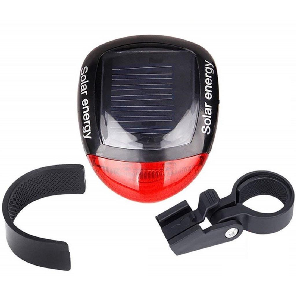 Luz LED Impermeable con Carga Solar y Base Ajustable para Bicicleta-909