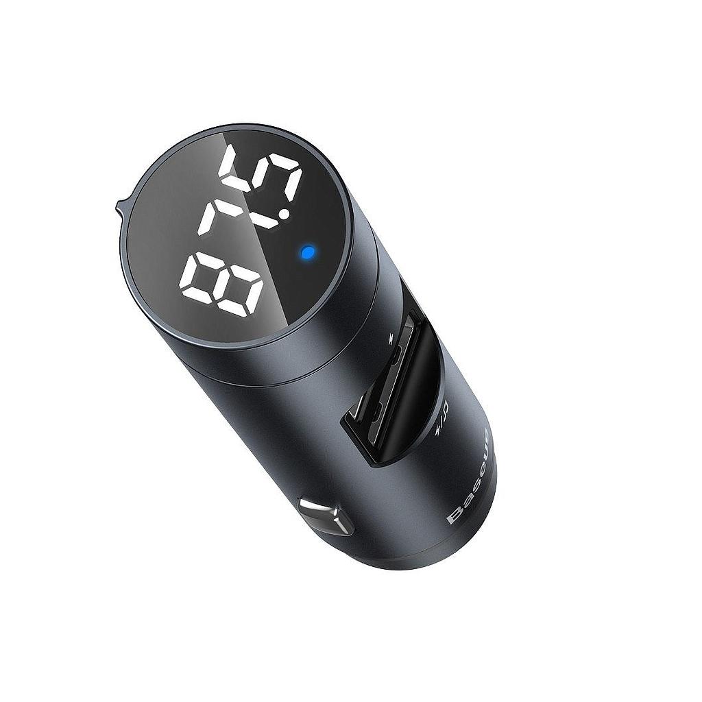 Baseus Reproductor Cargador Energy Column Bluetooth MP3 Inalámbrico 5.0 para Vehículo-CCNLZ0G