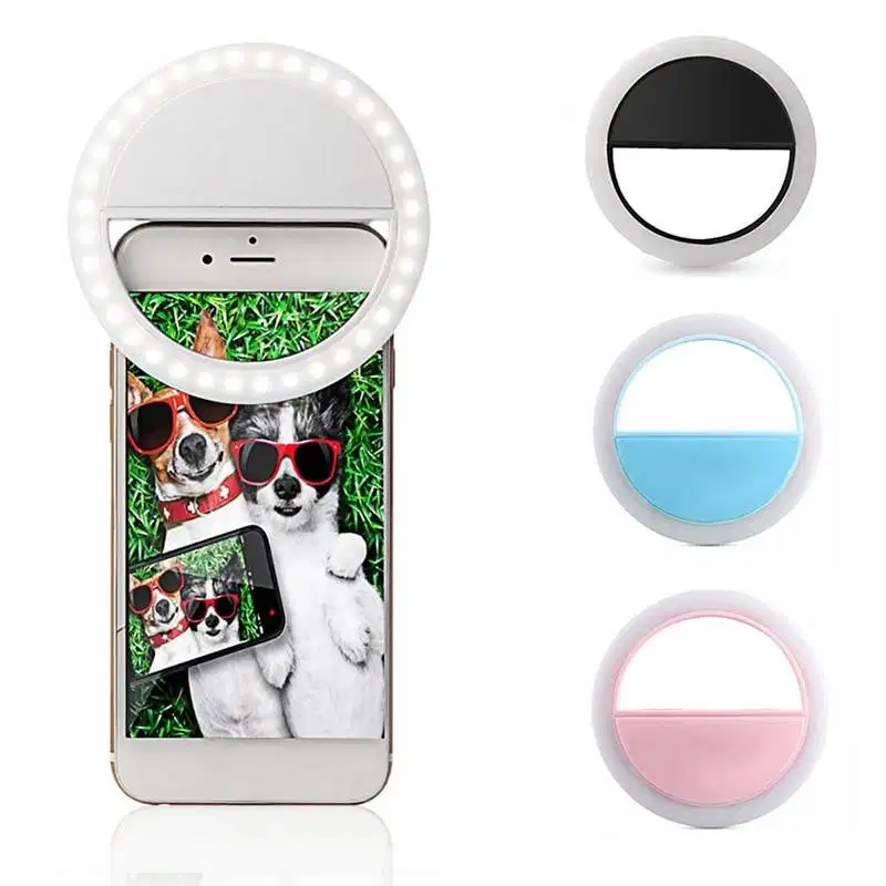 Mini aro de luz para celular 2025