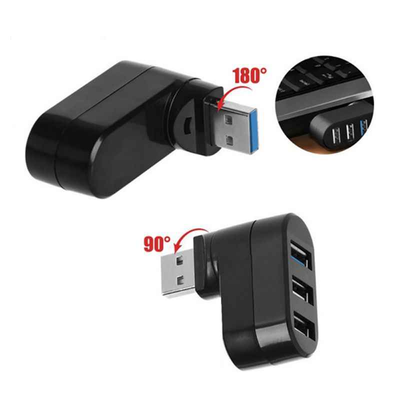 HUB USB 2.0 Giratorio 3 Puertos(+3. Dto: 16.69 %)-Plus0027