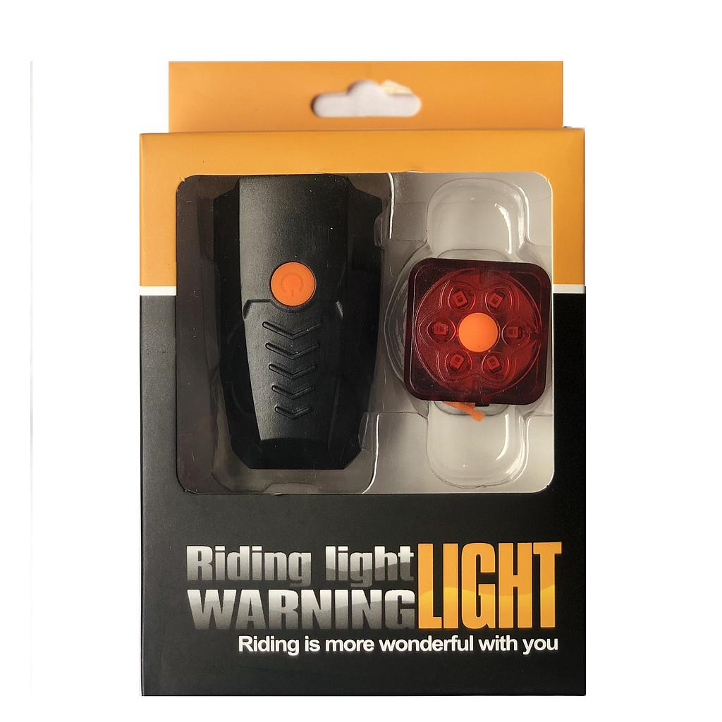 Kit de Luces Recargables (frontal-posterior) Para Bicicleta(+3. Dto: 16.61%)-XFL-178-2
