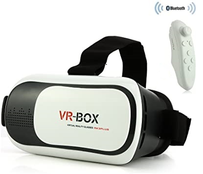 VR BOX Gafas Realidad Virtual + Control Remoto-Plus0076